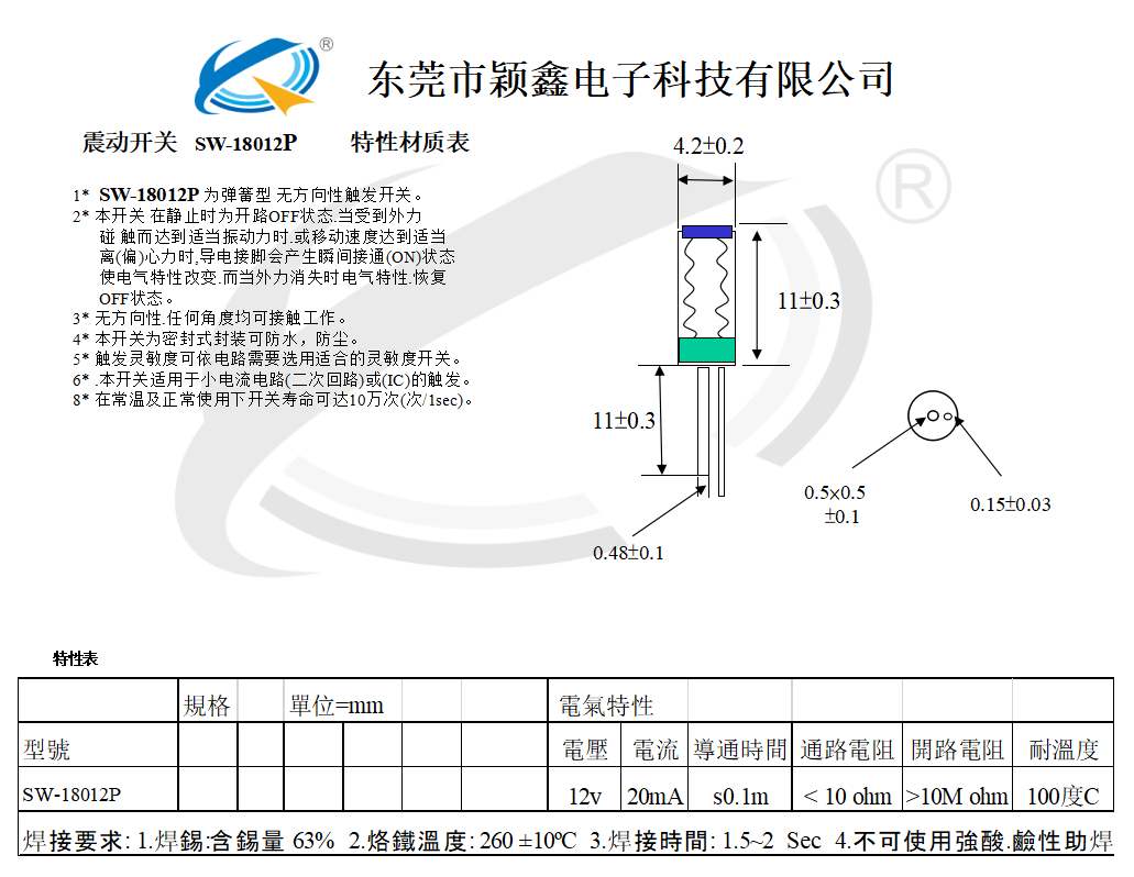 sw-18012p规格图